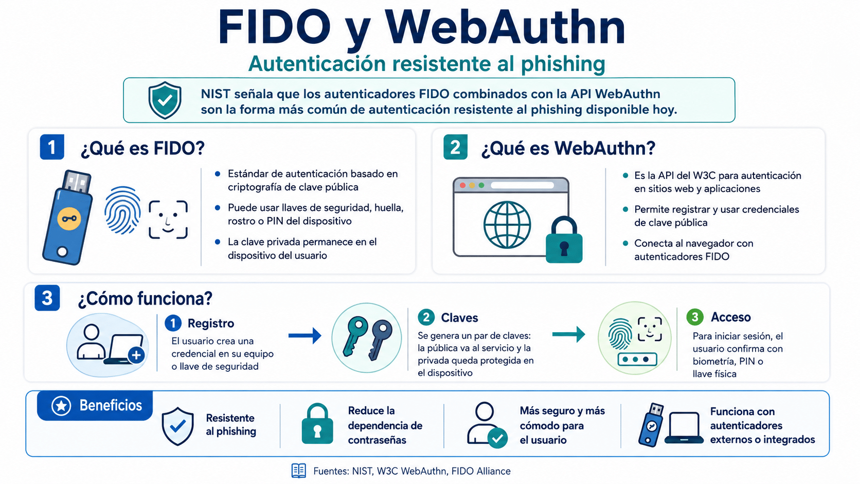 fido y webauthn