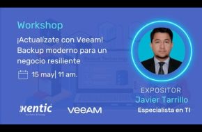 Seminario Virtual : ¡Actualízate con Veeam! Backup moderno para un negocio resiliente